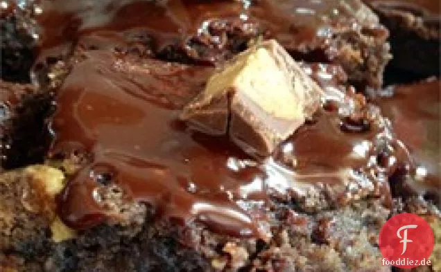 Gewirbelte Erdnussbutter-Cup-Brownies