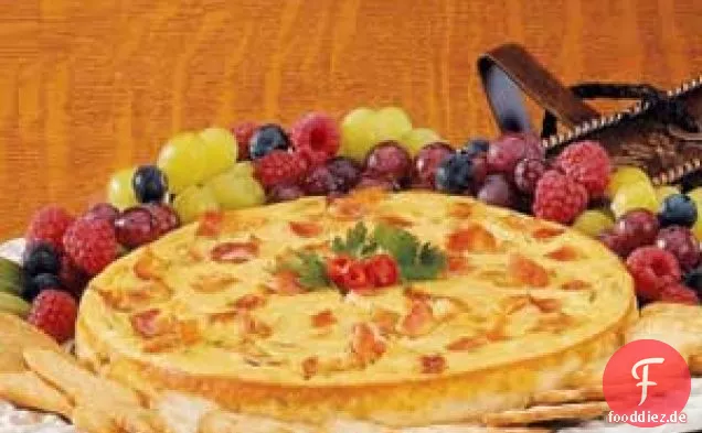 Herzhafter Vorspeise-Käsekuchen