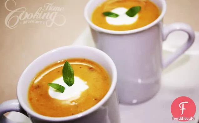 Cremige Süßkartoffelsuppe