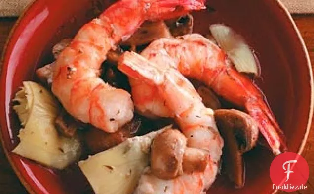 Marinierte Garnelen im Voraus zubereiten
