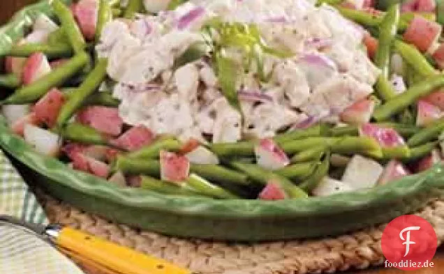 Fettarmer Estragon-Hähnchen-Salat