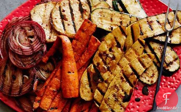Balsamico Gegrilltes Gemüse