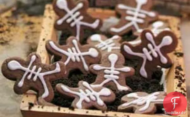 Schokoladen-Skelett-Kekse