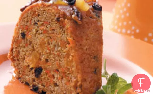 Obst- und Karottenkuchen