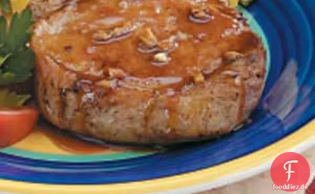 Honig-Knoblauch-Schweinekoteletts