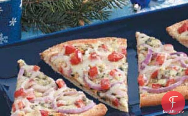 Blauschimmelkäse Vorspeise Pizza