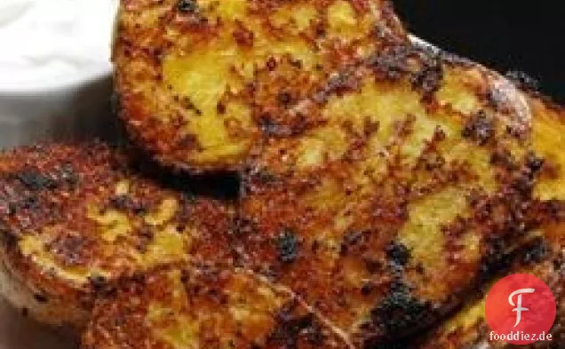 Im Ofen geröstete Parmesankartoffeln
