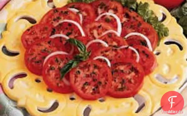 Würzige Tomatenscheiben