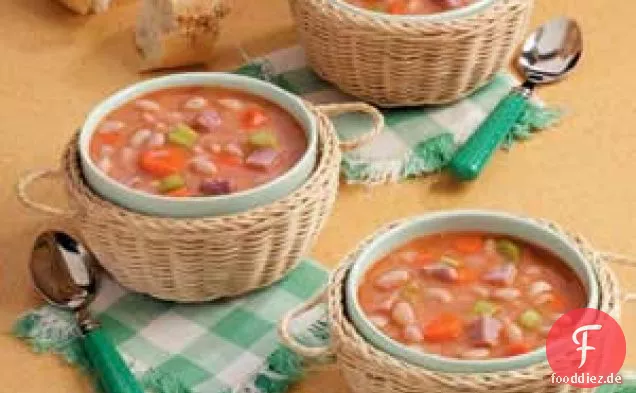 Schinken-Bohnen-Suppe