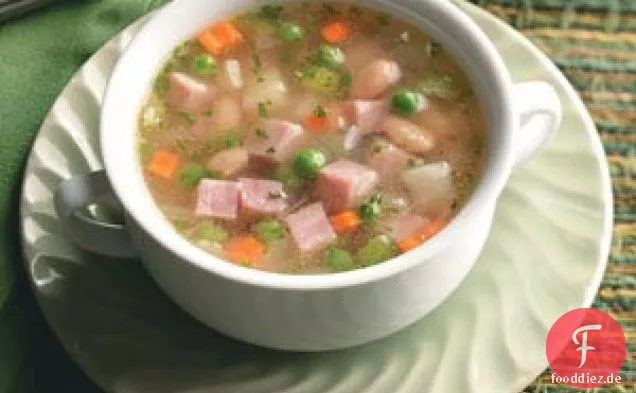 Schinken-Bohnen-Suppe