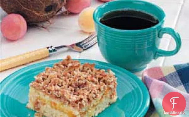Aprikosen-Kokos-Kaffee-Kuchen