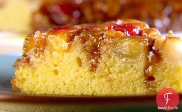 Umgedrehter Maisbrotkuchen