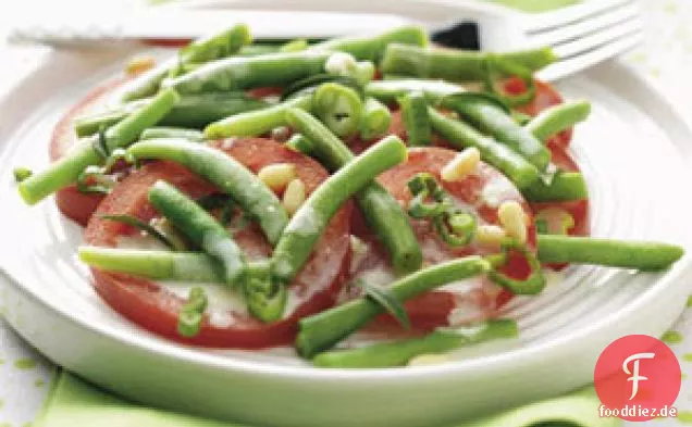 Herzhafter Bohnen-Tomaten-Salat
