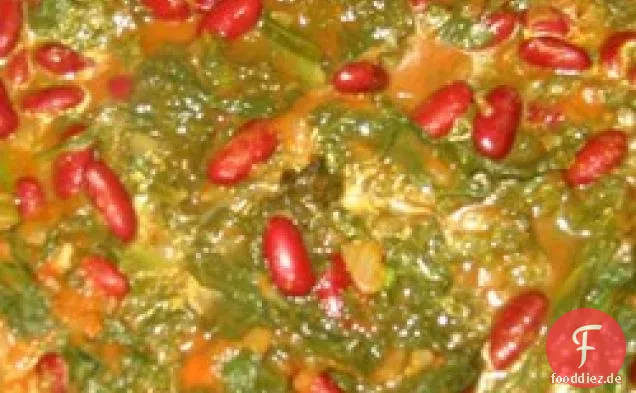Curry-Senfgemüse mit Kidneybohnen