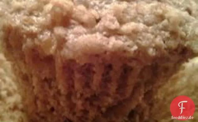 Apfel Streusel Kleie Muffins
