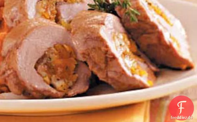 Schweinefilet mit Aprikosenfüllung