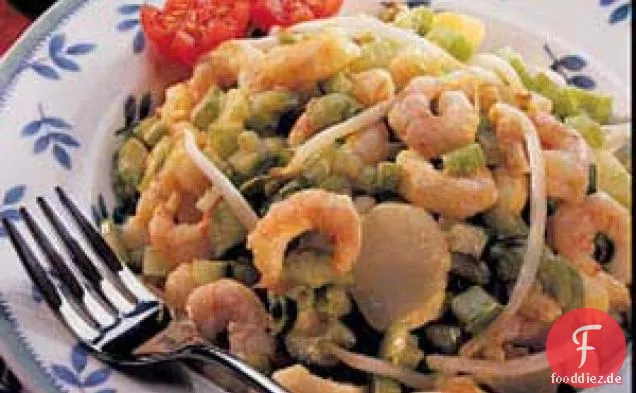 Polynesischer Garnelensalat