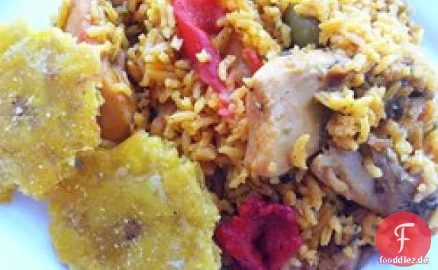 Josephines puertoricanisches Huhn und Reis