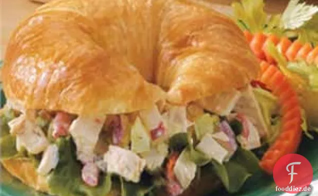 Truthahnsalat Croissants