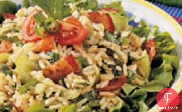 Spinat-Reis-Salat