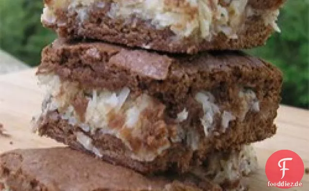 Kokos-Makronen-Brownies
