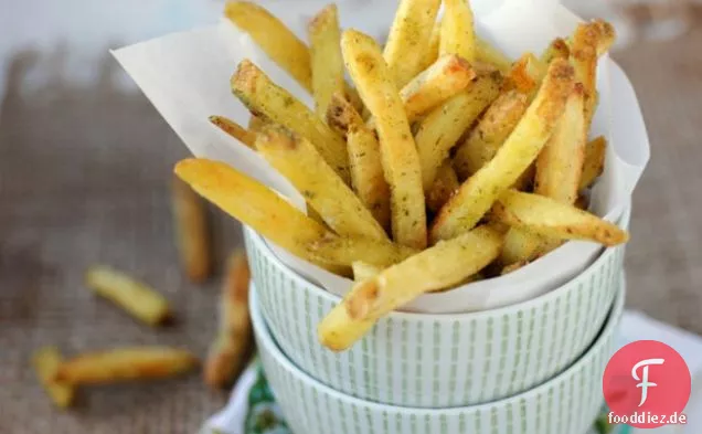 Getrüffelter Knoblauch & grüne Kräuter Pommes Frites