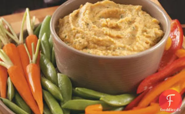 Limetten-Koriander-Hummus