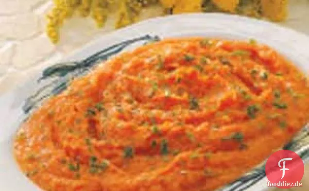 Karottenpüree und Rüben