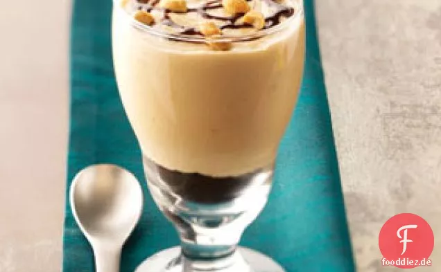 Schokoladen-Erdnuss-Parfaits