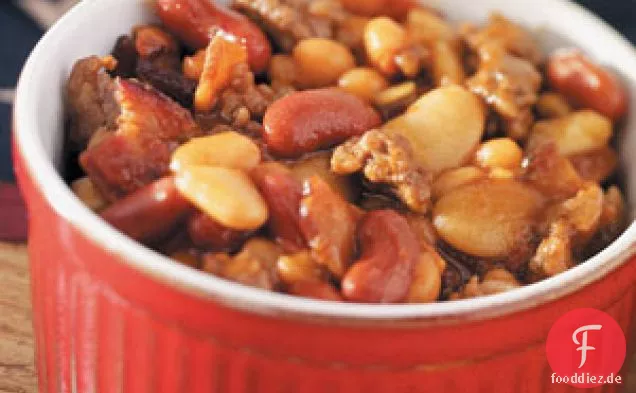 Familienliebling gebackene Bohnen