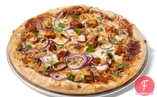 Fast berühmte Barbecue-Hühnchen-Pizza