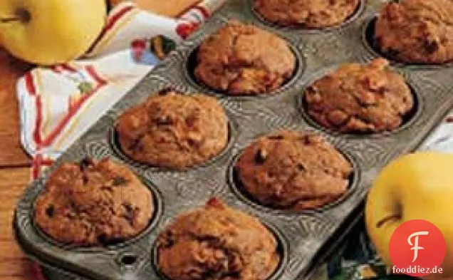 Apfelkleie-Muffins
