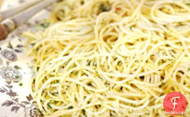 Pasta Mit Drei Arten Von Knoblauch