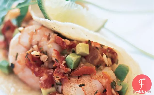 Garlicky Garnelen Tacos