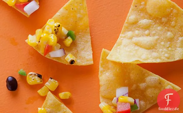 Gegrillter Mais-Salsa