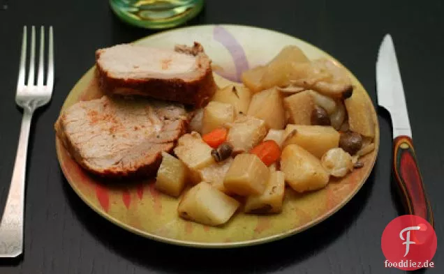Schweinebraten Mit Kohlrabi