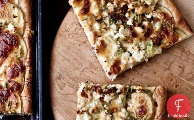 Kartoffel-Lauch-Pizza