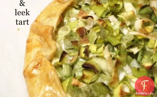 Ziegenkäse und Lauch-Torte