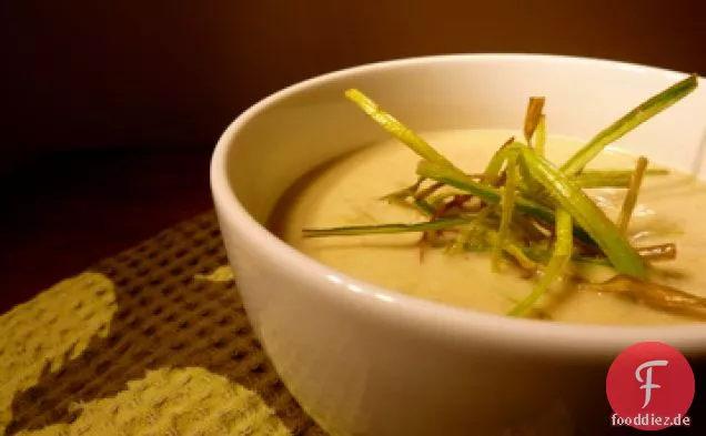 Geschmorter Lauch Und Speck Bisque