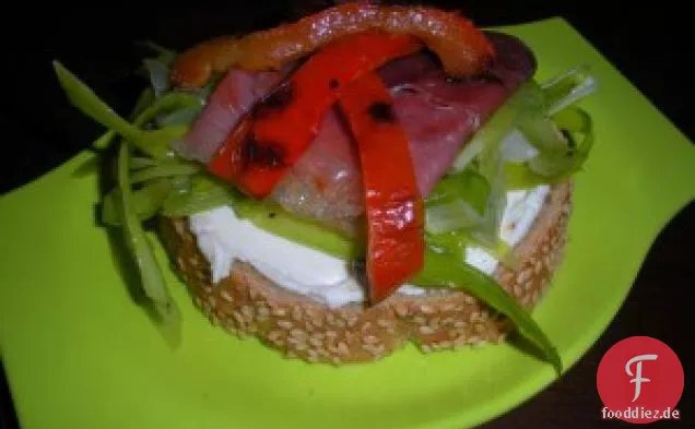 Lauch & Prosciutto Crostini