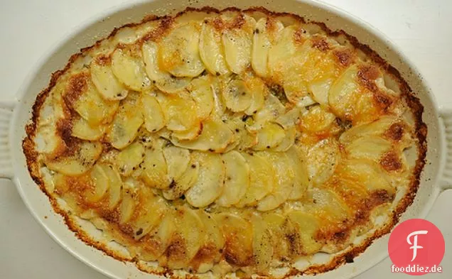 Kartoffel-Lauch-Gratin