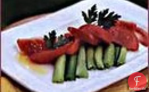 Sommer Tomaten-Lauch-Salat