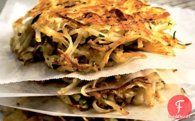 Kartoffel-Lauch-Pfannkuchen