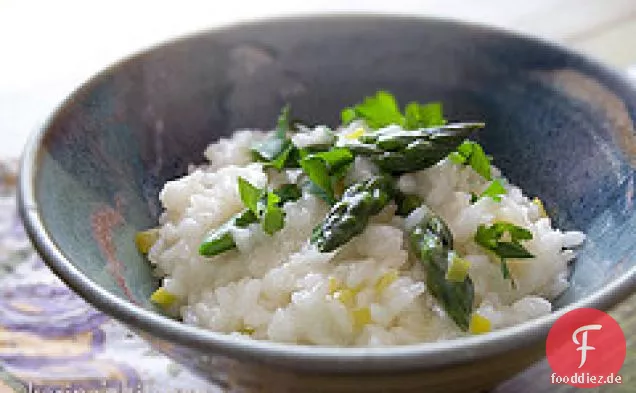Spargel-Lauch-Risotto