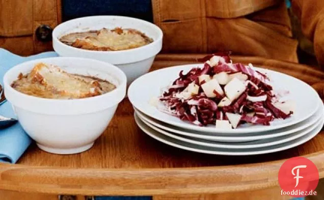 Vier-Zwiebel-Suppe