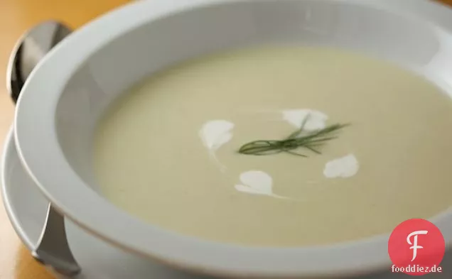 Cremige Fenchel-Lauch-Suppe