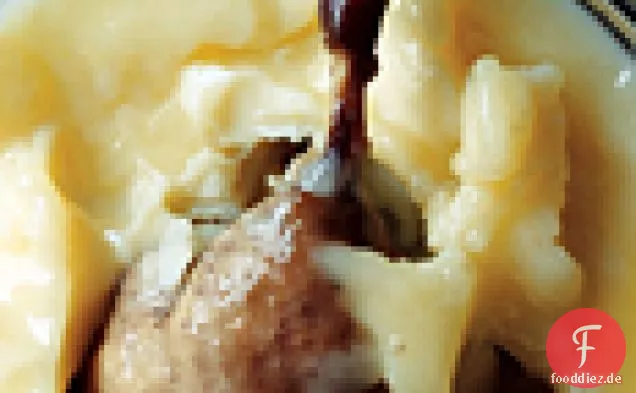 Entenconfit mit Kartoffel-Lauch-Ragout