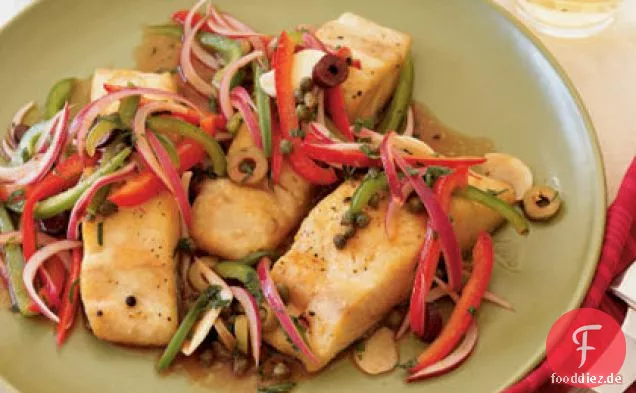 Gegrilltes Mahi-Mahi mit Escabeche-Sauce