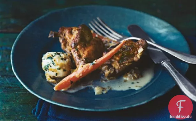 Huhn im Riesling