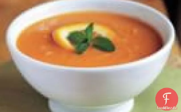 Karottensuppe mit Orange und Ingwer